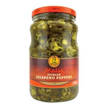 Picture of Melis Sliced Jalapeno Peppers 1550g*6