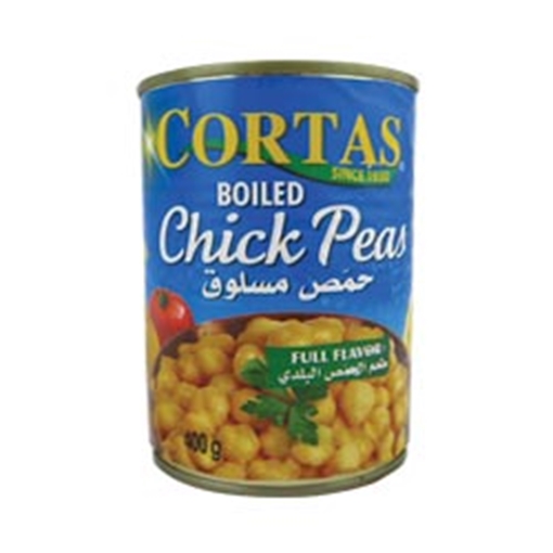 Picture of CORTAS CHICKPEA BOILED 400grx24p