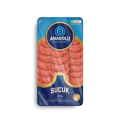 Picture of ANADOLU SLICED PRE-PACKED SUCUK 500GR