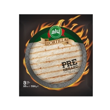 Picture of ALY PRE GRILLED TORTILLA 25cm (8x12)520g